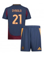 AS Roma Paulo Dybala #21 Alternativní dres pro děti 2024-25 Krátký Rukáv (+ trenýrky)